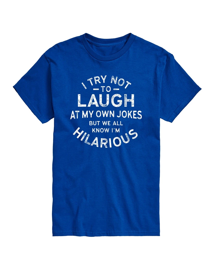 Airwaves Men's Laugh at My Own Jokes Short Sleeve T-Shirt
