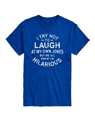 Airwaves Men's Laugh at My Own Jokes Short Sleeve T-Shirt