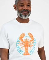 Club Room Men's Short-Sleeve Lobster Water Cotton Sweater T-Shirt, Exclusively at Macy's