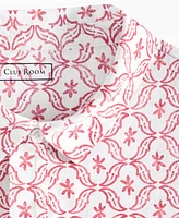 Club Room Men's Ted Short Sleeve Medallion Print Polo Shirt, Exclusively at Macy's