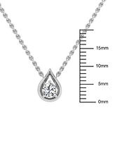 Diamond Tear-Shape 18" Pendant Necklace (1/3 ct. t.w.) 14k White or Yellow Gold