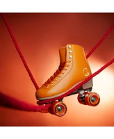 C7skates Forget Me Not Quad Roller Skates (Carrot Orange, Women's 5 / Youth 4)