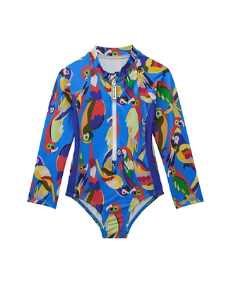 Roarsome Baby Girls Parrot Swim Suit