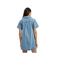 Cotton On Women's Original Denim Mini Dress