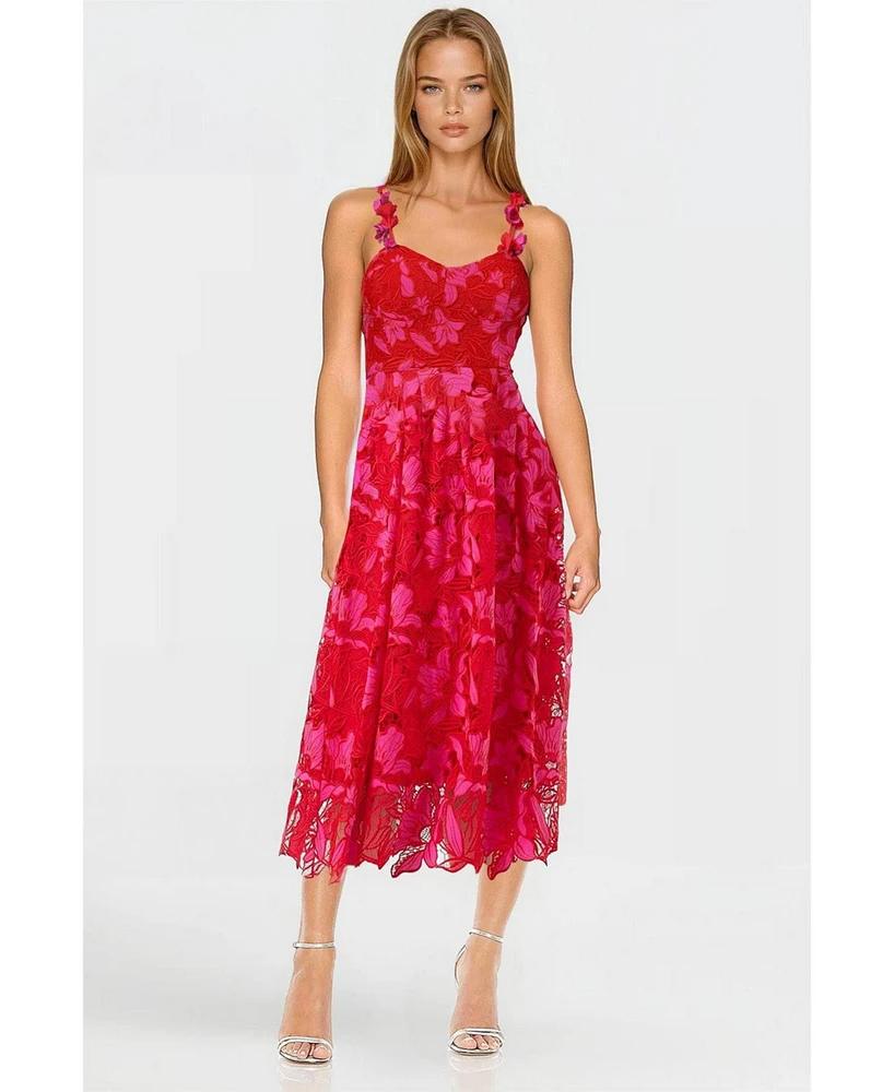One33 Social Women's The Athena Floral Sleeveless Dress