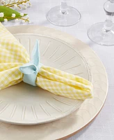 Saro Lifestyle Playful Bunny Ears Napkin Rings, Set of 4