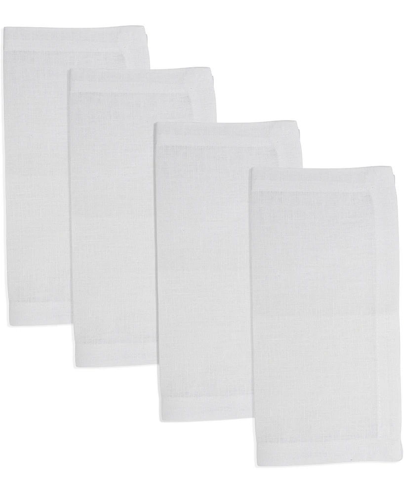 Saro Lifestyle Pure Linen Tea Napkins