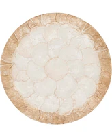 Saro Lifestyle Glow Capiz Placemats, 15" Round