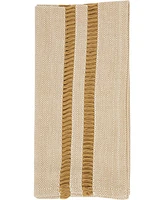 Saro Lifestyle Classic Stripe Placemats and Napkins, Set of 8