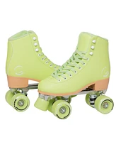 C7skates Forget Me Not Quad Roller Skates (Matcha, Women's 6 / Youth 5 / Men's 5)