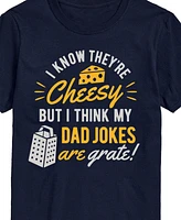 Airwaves Men's Cheesy Dad Jokes Short Sleeve T-Shirt