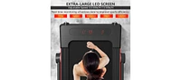 2.25 Hp 3-in-1 Folding Treadmill with Table Speaker Remote Control