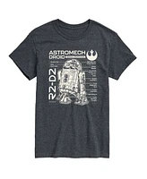 Airwaves Men's Star Wars Astromech Droid Short Sleeve T-Shirt