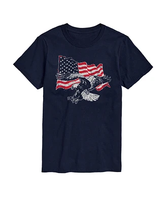 Airwaves Men's American Eagle Flag Short Sleeve T-Shirt