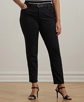 Lauren Ralph Plus-Size Mid-Rise Straight Jean