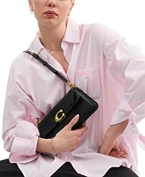 Coach Small Jet Leather Shoulder Bag