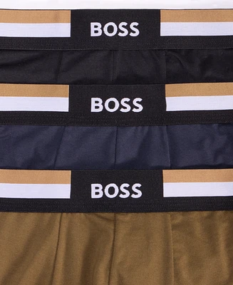 Hugo by Boss Men's 3pk. Logo Motion Trunks