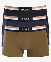 Hugo by Boss Men's 3pk. Logo Motion Trunks