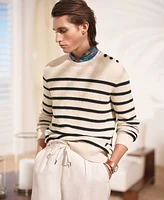 Polo Ralph Lauren Men's Striped Cotton-Linen Sweater