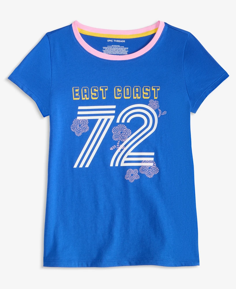Epic Threads Little & Big Girls East Coast 72 Graphic T-Shirt, Exclusively at Macy's