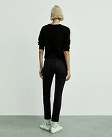 Mango Women's Claudia Slim-Fit Cropped Jeans