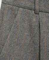 Mango Women's Wool-Blend Suit Pants
