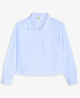 Epic Threads Little & Big Girls Cotton Seersucker Shirt, Exclusively at Macy's