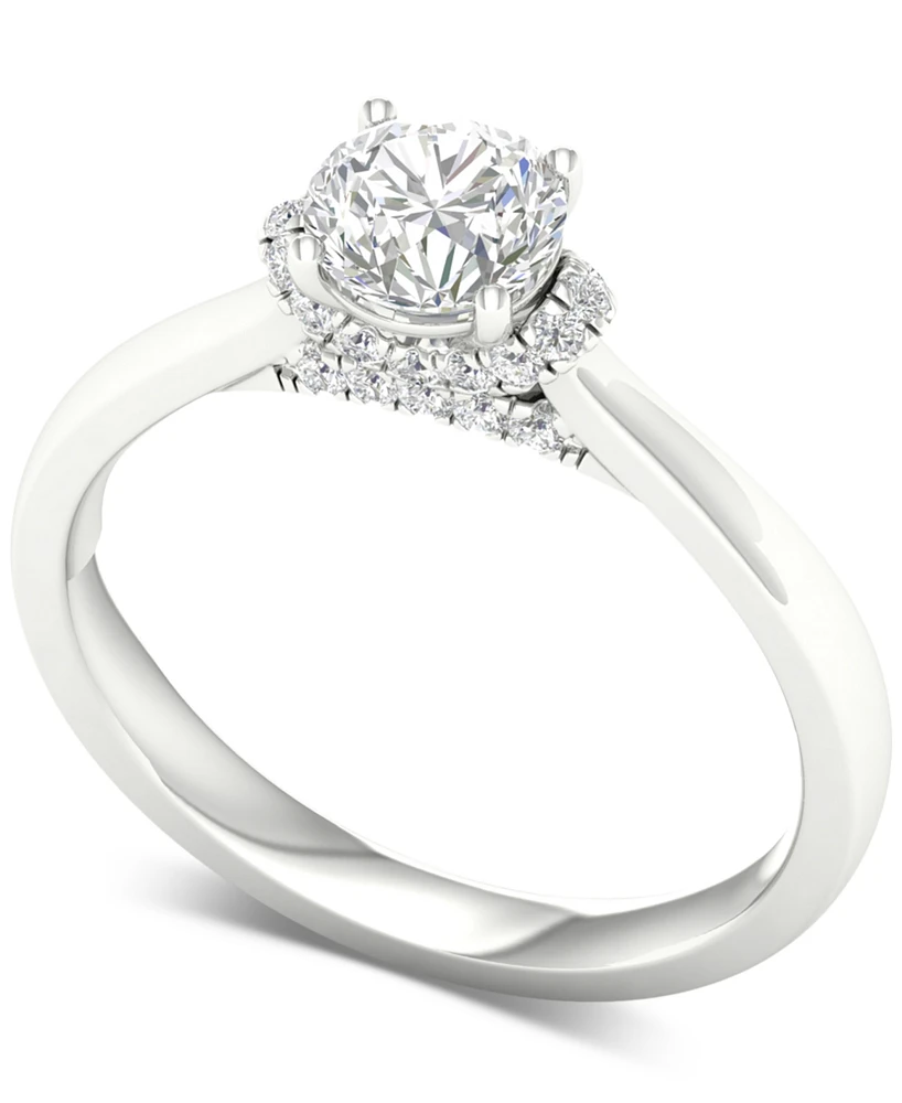 Diamond Engagement Ring (7/8 ct. t.w.) in 14k White Gold