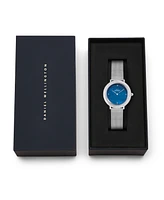 Daniel Wellington Women's Analog Silver-Tone Stainless Steel Watch, 32mm
