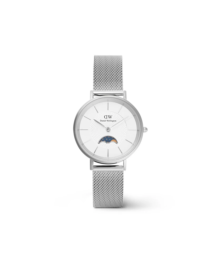 Daniel Wellington Unisex Analog Silver-Tone Stainless Steel Watch, 32mm