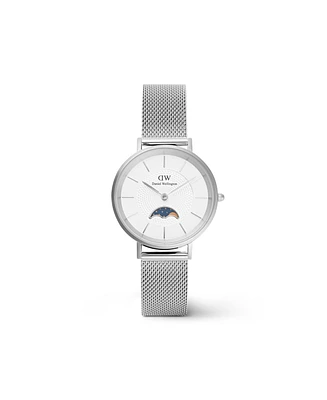Daniel Wellington Unisex Analog Silver-Tone Stainless Steel Watch, 32mm
