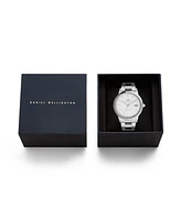 Daniel Wellington Unisex Automatic Silver-Tone Stainless Steel Watch, 40mm