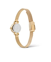 Daniel Wellington Unisex Analog Gold-Tone Stainless Steel Watch, 19mm