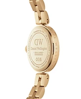 Daniel Wellington Unisex Analog Gold-Tone Stainless Steel Watch, 22mm