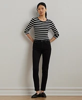Lauren Ralph Long-Sleeve Stretch T-Shirt