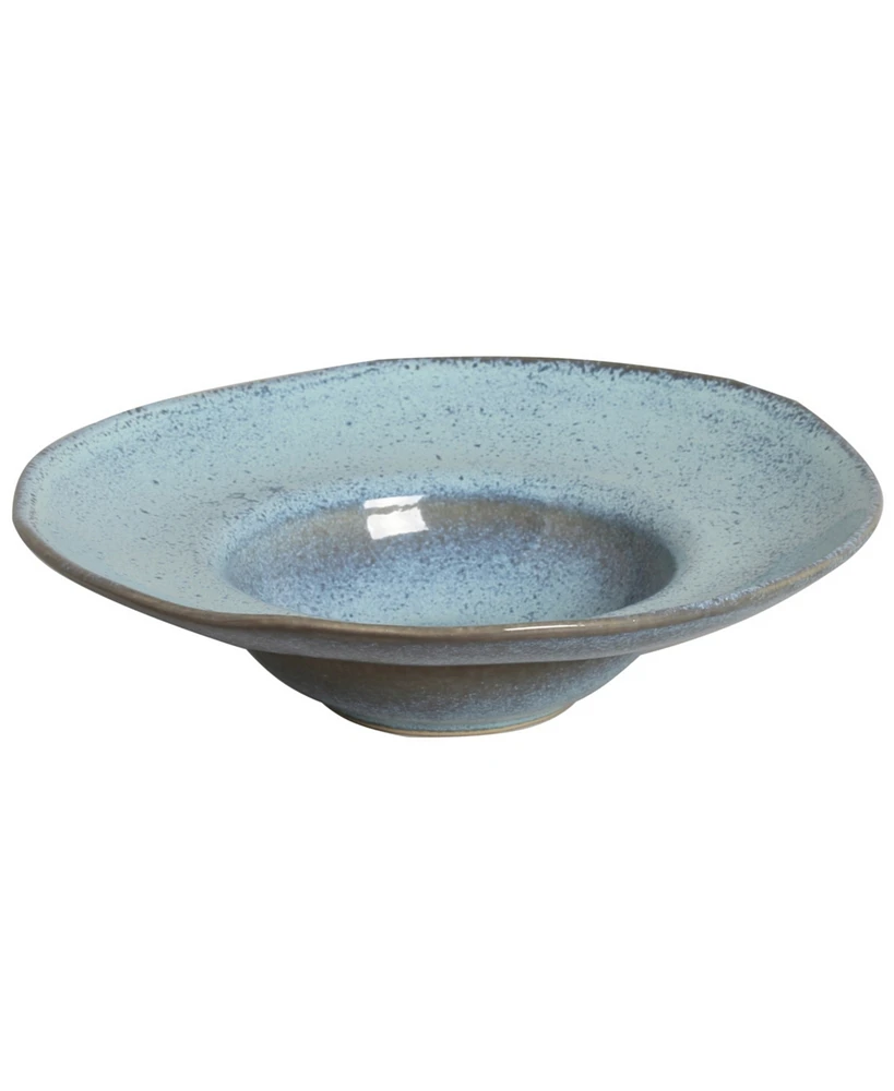 Porto Brasil 11.02" Stoneware Deep Rim Plates, Set of 4