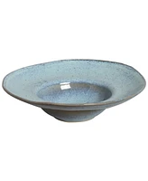 Porto Brasil 11.02" Stoneware Deep Rim Plates, Set of 4