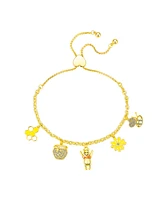 Disney Crystal Winnie the Pooh Honey Bolo Bracelet