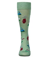 MeMoi Men's T-Shirt Time Rayon Crew Socks