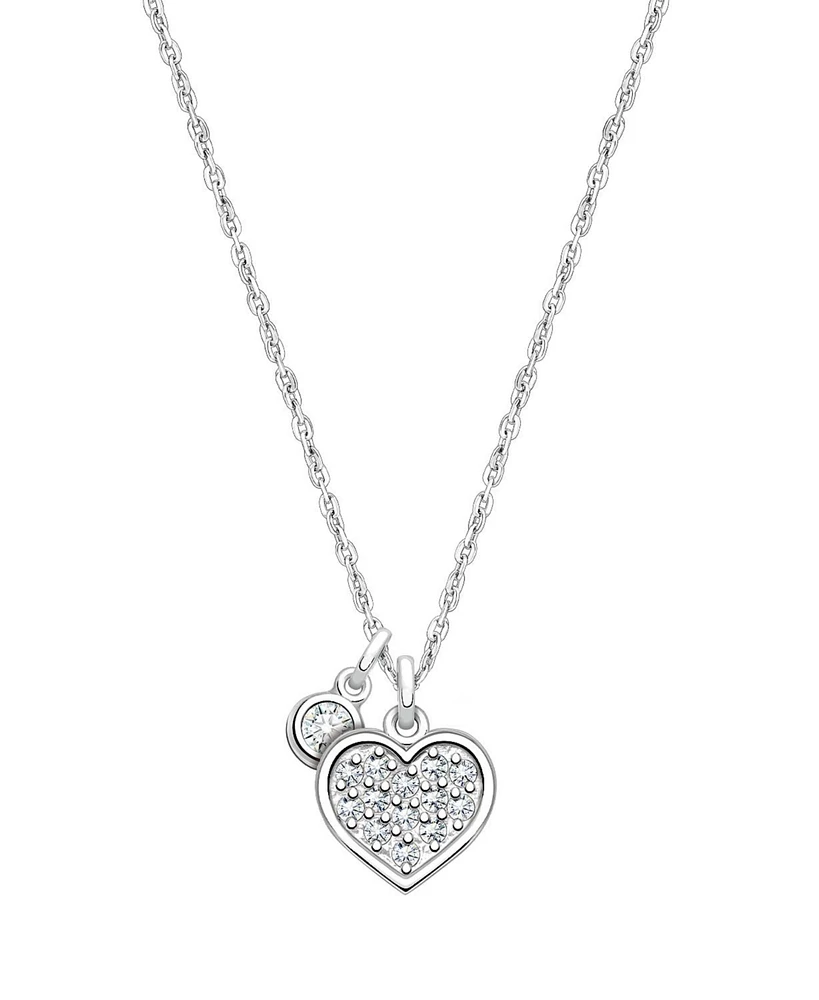 Tiny Blessings Girls Children's Sterling Silver Oh So Loved Birthstone 12-14" Necklace