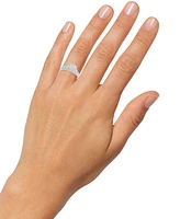 Diamond Double Halo Bridal Set (1 ct. t.w.) in 14k White Gold