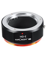 K&F Concept Kf M15105 High-Precision Lens Adapter Ring, Matte Paint, Orange Secondary Oxide, Md-nex Pro