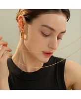 Sterling Silver 18k Gold Plated Savannah Basic Chain Necklace