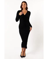Petal and Pup Women's Irene Long Sleeve Midi Dress