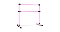Portable Double Ballet Barre with Adjustable Height – Freestanding and Space-Saving