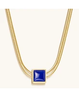Manifest & Believe - Lapis Lazuli Evil Eye September Birthstone Necklace