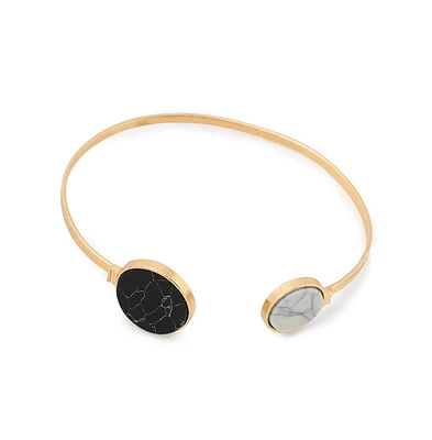 Sohi Women's Gold Plated Designer Stone Bracelet