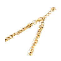 Sohi Women's Gold Plated Statement Necklace