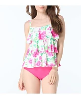 Beach House Women's Jane Ruffle Tiered Tankini Top