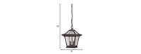 Birdhouse Hanging Light Stylish Outdoor Pendant for Porch & Garden